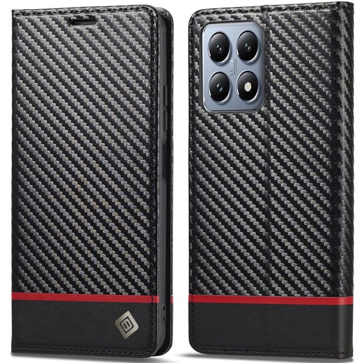 Защитный чехол LC.IMEEKE Carbon Fiber для Xiaomi 14T - Horizontal Stripe: фото 1 из 11