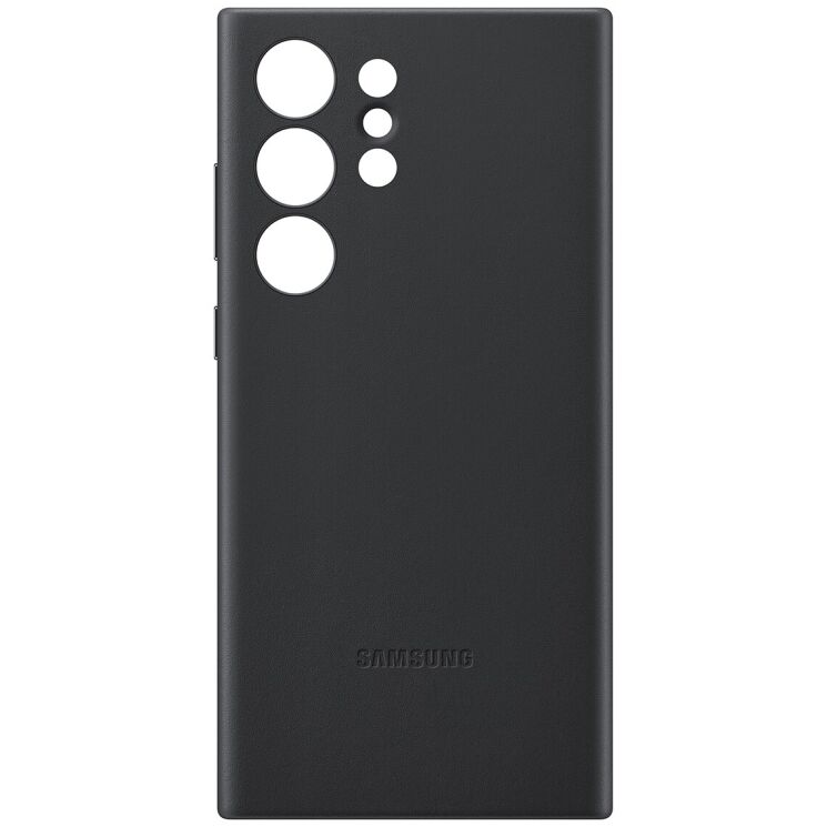 Защитный чехол Leather Case для Samsung Galaxy S23 Ultra (S918) EF-VS918LBEGRU - Black: фото 2 из 3
