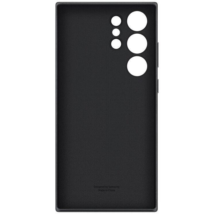 Защитный чехол Leather Case для Samsung Galaxy S23 Ultra (S918) EF-VS918LBEGRU - Black: фото 3 из 3