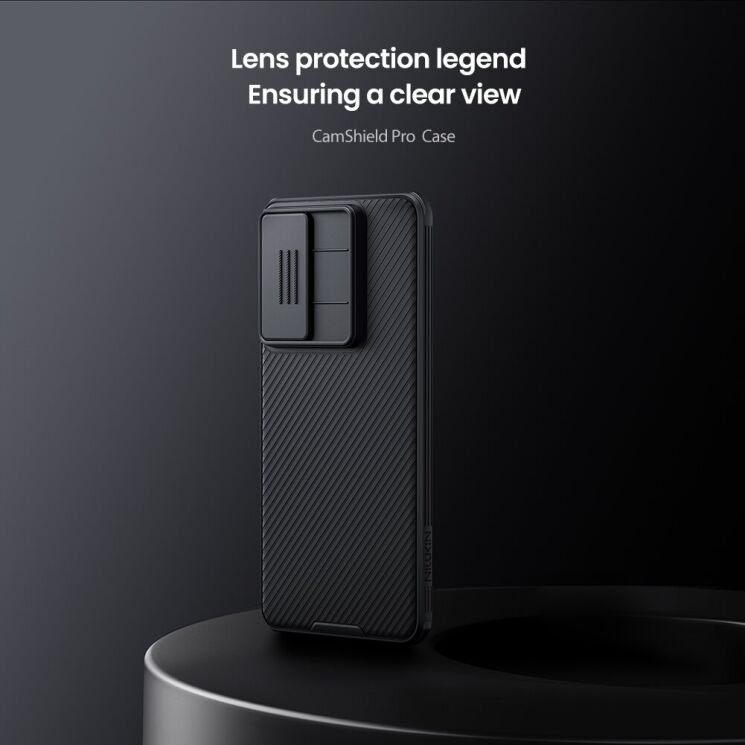 Захисний чохол NILLKIN CamShield Pro для Samsung Galaxy S25 Edge (S937) - Black: фото 5 з 17