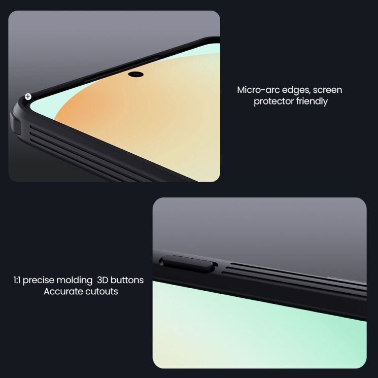 Захисний чохол NILLKIN CamShield Pro для Samsung Galaxy S25 Edge (S937) - Black: фото 13 з 17