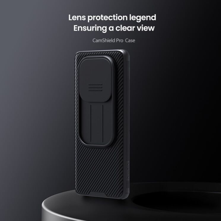 Защитный чехол NILLKIN CamShield Pro для Xiaomi Redmi Note 14 Pro Plus - Black: фото 6 из 15