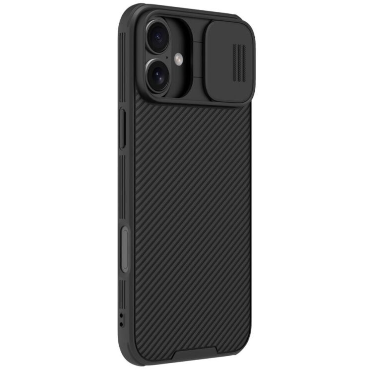 Защитный чехол NILLKIN CamShield Pro Magnetic для Apple iPhone 16 Plus - Black: фото 3 из 18