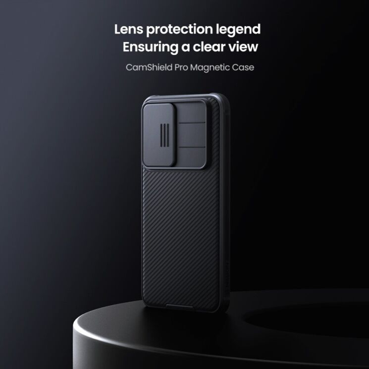 Защитный чехол NILLKIN CamShield Pro with Magnetic Attachment для Samsung Galaxy A26 (A266) - Black: фото 6 из 17