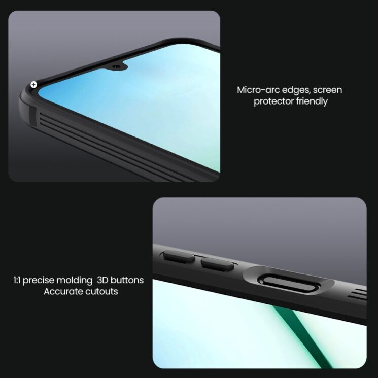 Защитный чехол NILLKIN CamShield Pro with Magnetic Attachment для Samsung Galaxy A26 (A266) - Black: фото 15 из 17