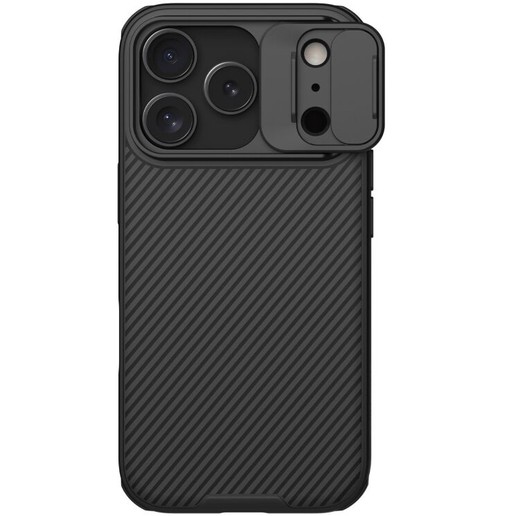 Захисний чохол NILLKIN CamShield Pro (with MagSafe Support) для Apple iPhone 17 Pro Max - Black: фото 1 з 18