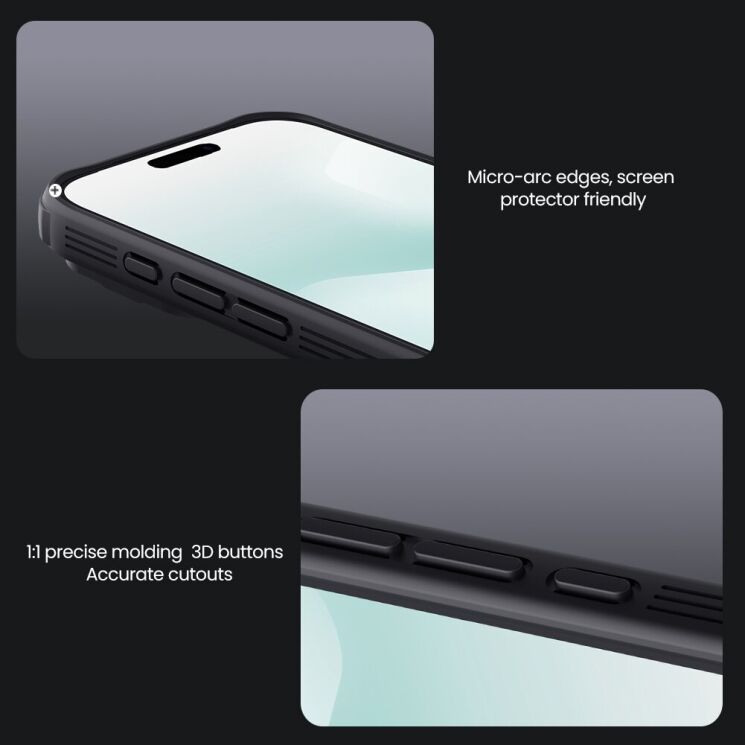 Захисний чохол NILLKIN CamShield Pro (with MagSafe Support) для Apple iPhone 17 Pro Max - Black: фото 16 з 18