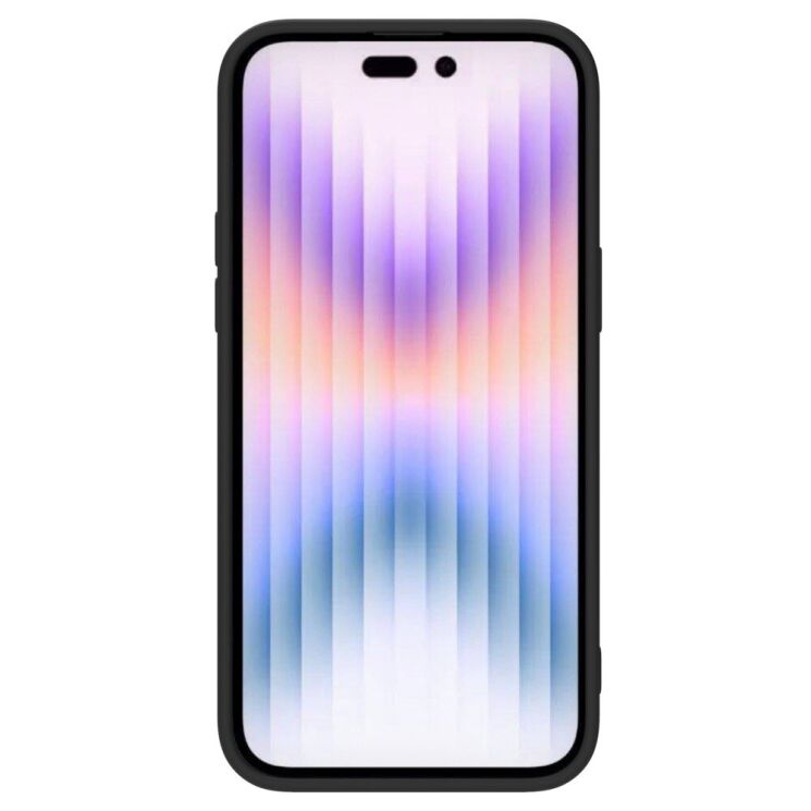 Защитный чехол NILLKIN CamShield Silky Silicone Case для Apple iPhone 14 Pro Max - Black: фото 2 из 13