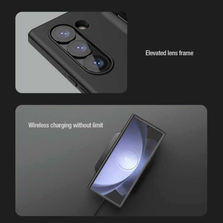 Захисний чохол NILLKIN Flex Pure Fold (S Pen) для Samsung Galaxy Fold 6 - Black: фото 15 з 18