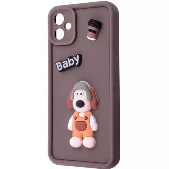 Защитный чехол Pretty Things Case для Samsung Galaxy A06 (A065) - Brown / Baby: фото 1 из 7