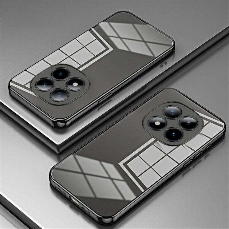 Защитный чехол Reframe Electroplating Frame для Xiaomi Redmi Note 15 Pro Plus / Poco M8 Pro 5G - Black: фото 2 из 7