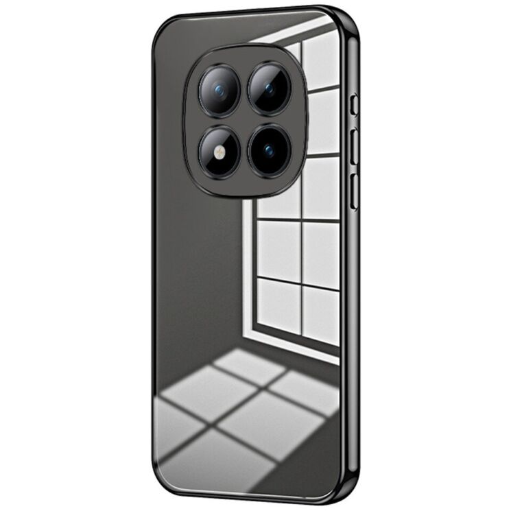 Защитный чехол Reframe Electroplating Frame для Xiaomi Redmi Note 15 Pro Plus / Poco M8 Pro 5G - Black: фото 1 из 7