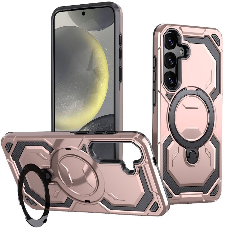 Захисний чохол Reframe Hybrid Magnetic для Samsung Galaxy S25 (S931) - Rose Gold: фото 1 з 7