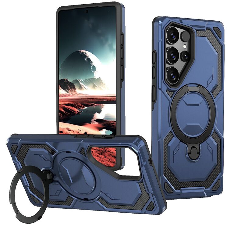 Защитный чехол Reframe Hybrid Magnetic для Samsung Galaxy S26 Ultra - Blue: фото 1 из 7