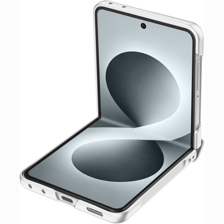 Защитный чехол Reframe Slim Clear Case для Samsung Galaxy Flip 8 - Silver (423519S) Защитный чехол Reframe Slim Clear Case для Samsung Galaxy Flip 8 - Silver: фото 2 из 9