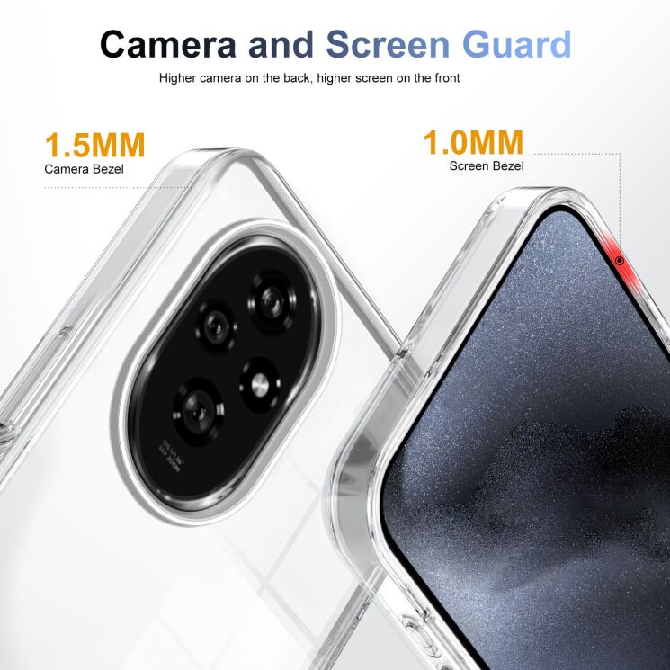 Захисний чохол Reframe Space Case для Honor 200 - Black: фото 2 з 7