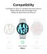 Захисний чохол RINGKE Air Sports для Samsung Galaxy Watch 6 (44mm) - Black (334713B). Фото 3 з 12