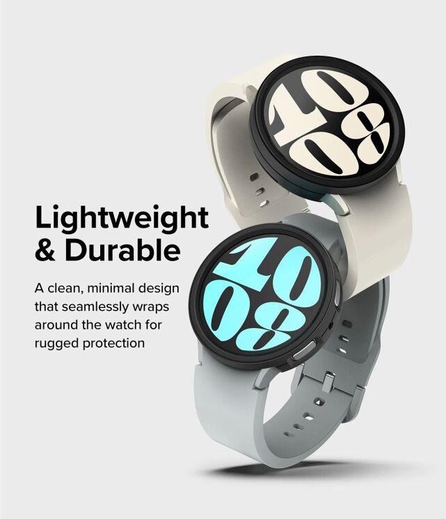 Захисний чохол RINGKE Air Sports для Samsung Galaxy Watch 6 (44mm) - Black: фото 4 з 12