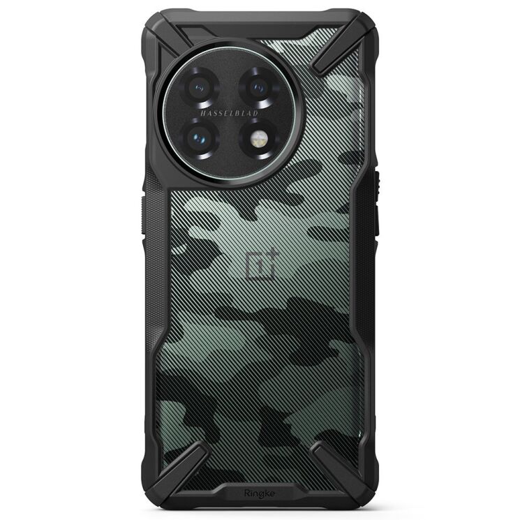 Захисний чохол RINGKE Fusion X для OnePlus 11 - Camo Black: фото 2 з 11