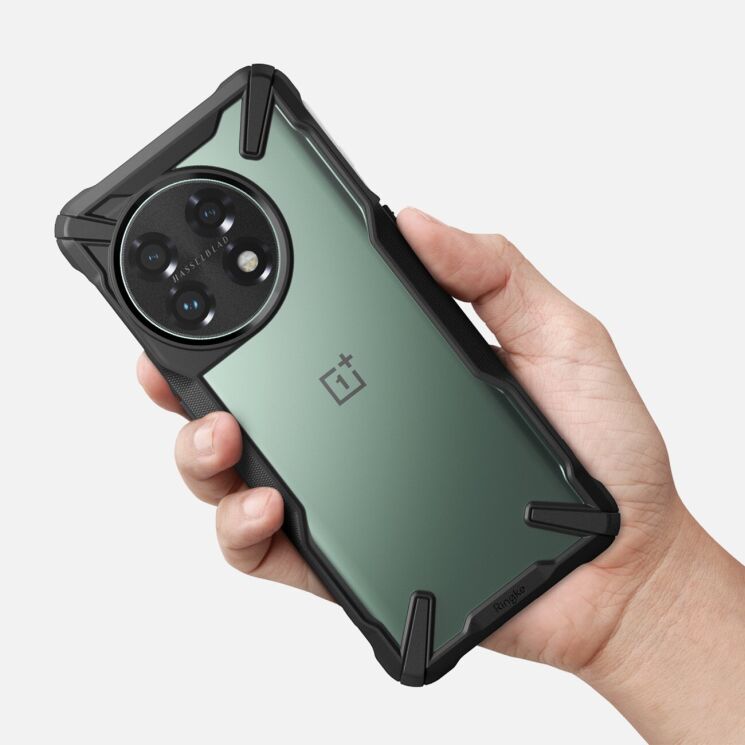 Захисний чохол RINGKE Fusion X для OnePlus 11 - Camo Black: фото 5 з 11
