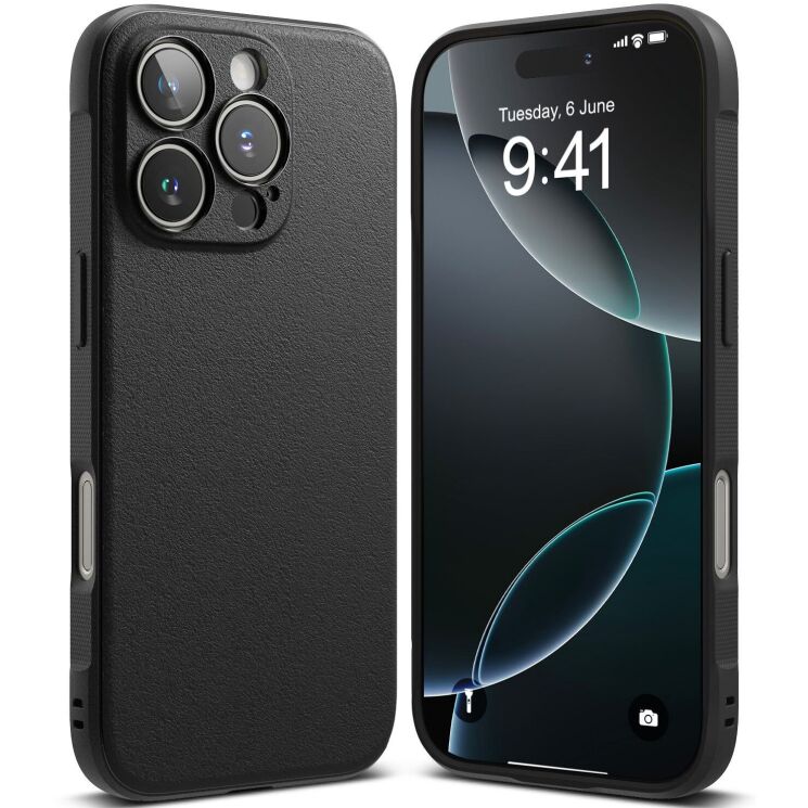 Захисний чохол Ringke Onyx для iPhone 16 Pro Max (8809961789564) - Black: фото 1 з 12