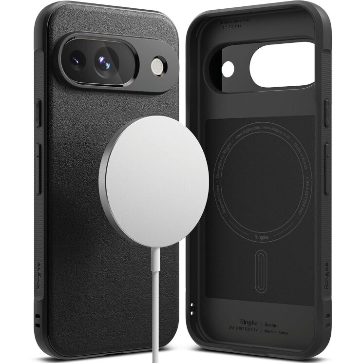 Защитный чехол Ringke Onyx Magnetic (FP) для Google Pixel 9 (8809961789342) - Black: фото 1 из 16