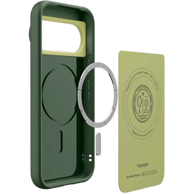 Захисний чохол Spigen Nano Pop (MagFit) для Google Pixel 11 Pro (ACS11436) - Green: фото 5 з 13