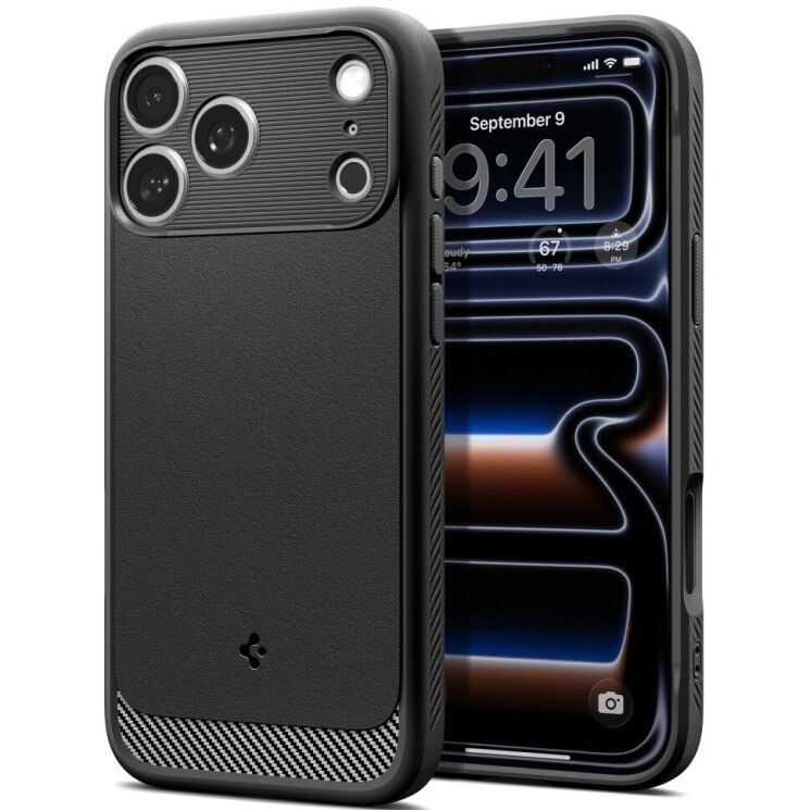 Защитный чехол Spigen Rugged Armor (MagFit) для iPhone 18 Pro Max (ACS12109) - Matte Black (440304MB) Защитный чехол Spigen Rugged Armor (MagFit) для iPhone 18 Pro Max (ACS12109) - Matte Black: фото 2 из 10