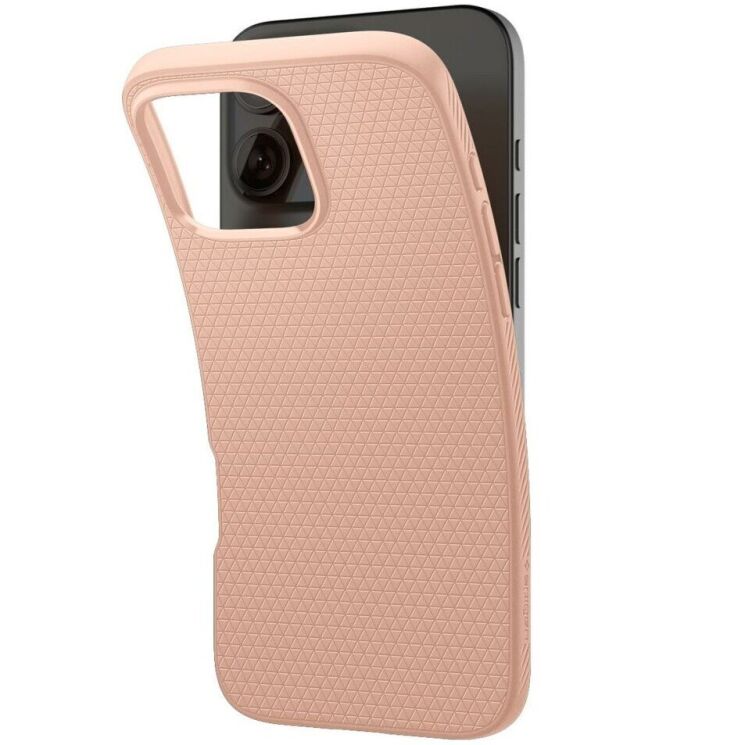 Защитный чехол Spigen (SGP) Liquid Air для Apple iPhone 16 Pro (ACS08692) - Rose Titanium: фото 3 из 13