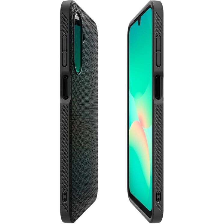 Защитный чехол Spigen (SGP) Liquid Air для Samsung Galaxy A26 (A266) ACS09290 - Matte Black: фото 6 из 17