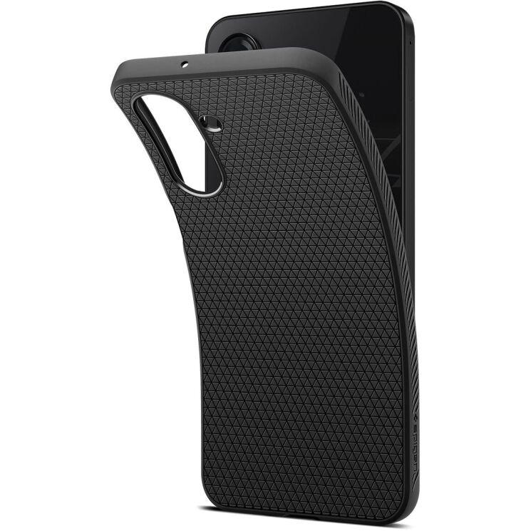 Защитный чехол Spigen (SGP) Liquid Air для Samsung Galaxy A26 (A266) ACS09290 - Matte Black: фото 3 из 17