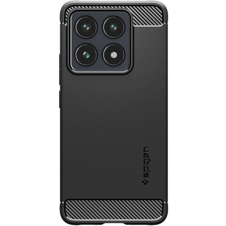 Защитный чехол Spigen (SGP) Rugged Armor для Xiaomi 14T (ACS08857) - Matte Black: фото 2 из 15