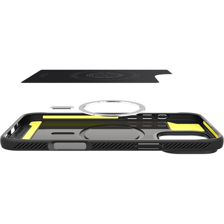 Защитный чехол Spigen (SGP) Rugged Armor (MagFit) для Apple iPhone 16 Pro (ACS08115) - Matte Black: фото 5 из 13