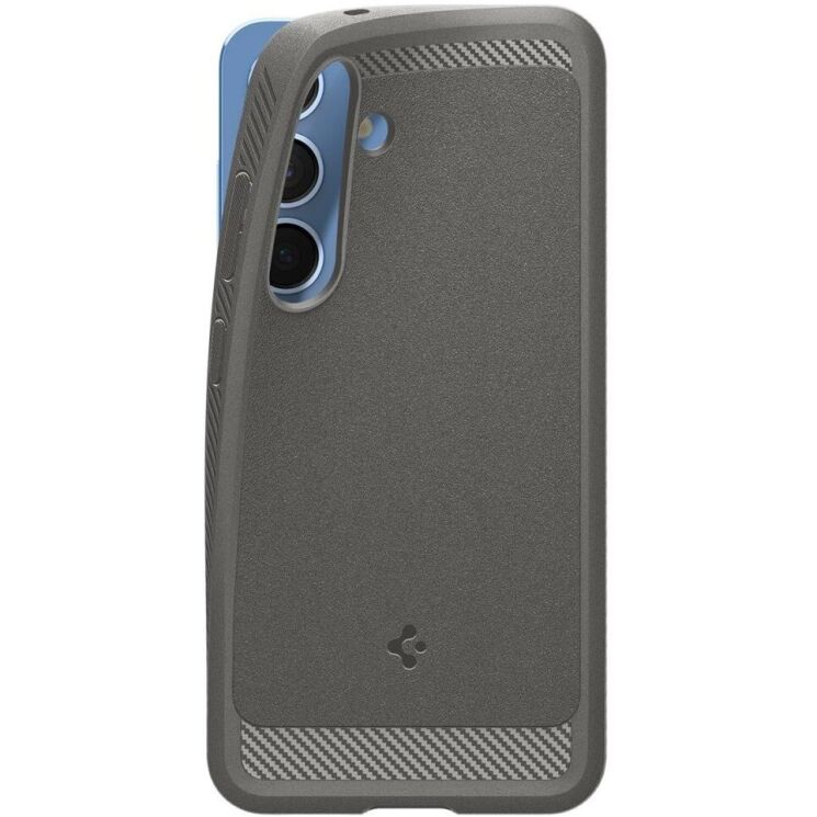 Захисний чохол Spigen (SGP) Rugged Armor (MagFit) для Samsung Galaxy S25 (S931) ACS08999 - Matte Grey: фото 7 з 19