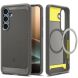 Захисний чохол Spigen (SGP) Rugged Armor (MagFit) для Samsung Galaxy S25 (S931) ACS08999 - Matte Grey (375314B). Фото 4 з 19