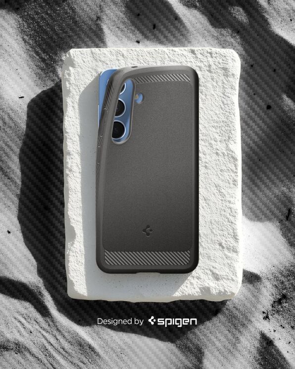 Защитный чехол Spigen (SGP) Rugged Armor (MagFit) для Samsung Galaxy S25 (S931) ACS08998 - Matte Black: фото 20 из 20
