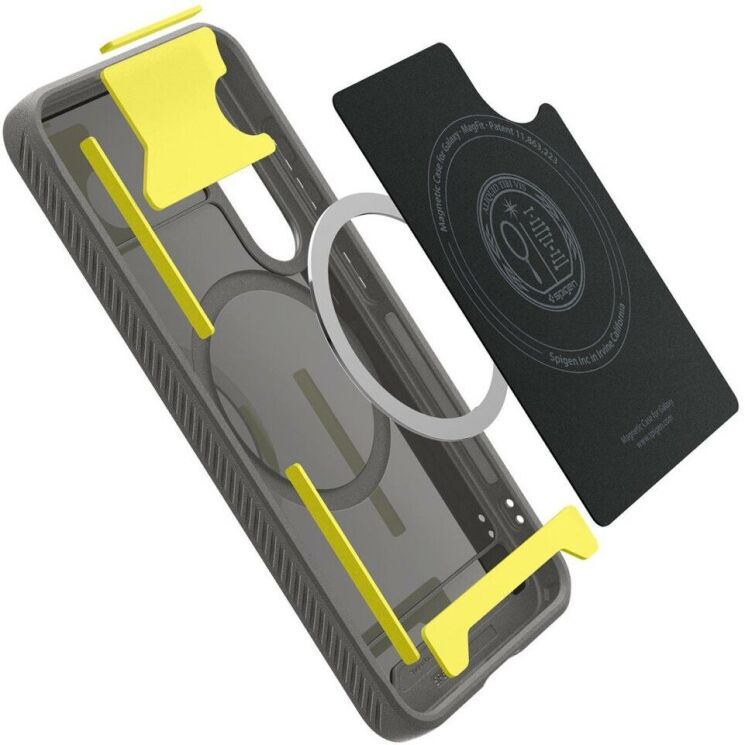 Захисний чохол Spigen (SGP) Rugged Armor (MagFit) для Samsung Galaxy S25 (S931) ACS08999 - Matte Grey: фото 5 з 19