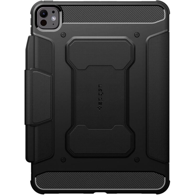 Защитный чехол Spigen (SGP) Rugged Armor Pro для Apple iPad Pro 11 (2024) - Black: фото 3 из 17
