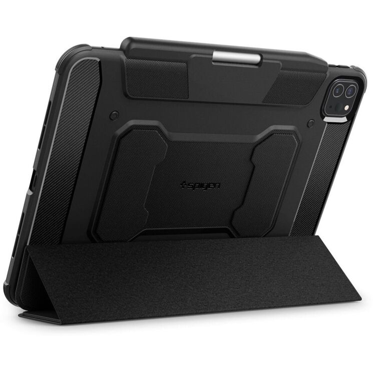 Защитный чехол Spigen (SGP) Rugged Armor Pro для Apple iPad Pro 11 (2024) - Black: фото 8 из 17
