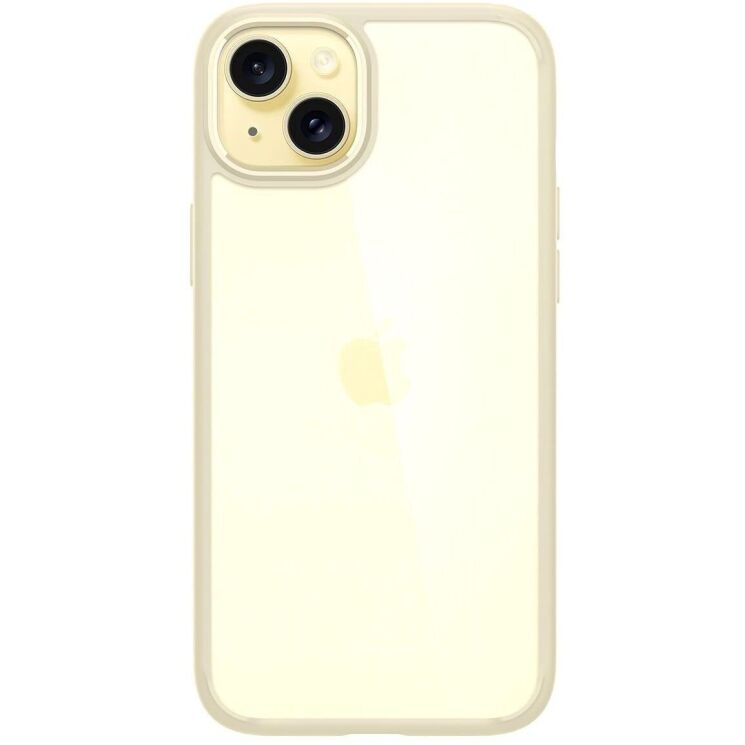 Защитный чехол Spigen (SGP) Ultra Hybrid для Apple iPhone 15 - Mute Beige: фото 2 из 13