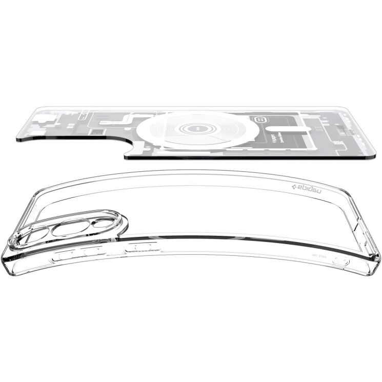 Защитный чехол Spigen (SGP) Ultra Hybrid Zero One (MagFit) для Samsung Galaxy S25 Edge (S937) ACS09417 - White: фото 4 из 13