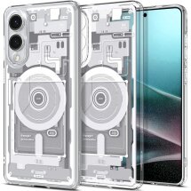 Защитный чехол Spigen (SGP) Ultra Hybrid Zero One (MagFit) для Samsung Galaxy S25 Edge (S937) ACS09417 - White: фото 1 из 13