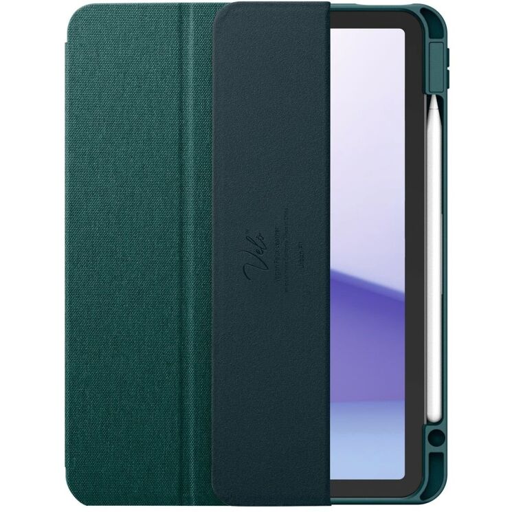 Защитный чехол Spigen (SGP) Urban Fit для Apple iPad Air 11 M3/M2 (2025/2024) / Air 4 / 5 10.9 (2020/2022) ACS07755 - Midnight Green: фото 4 из 17