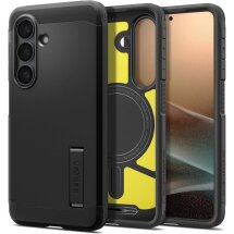 Захисний чохол Spigen Tough Armor (MagFit) для Samsung Galaxy S26 (S942) ACS10738 - Black: фото 1 з 13