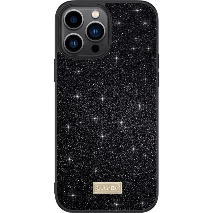 Защитный чехол SULADA Dazzling Glittery для Apple iPhone 16 Pro - Black: фото 1 из 8