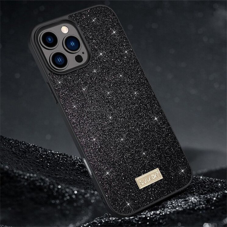 Защитный чехол SULADA Dazzling Glittery для Apple iPhone 16 Pro - Purple: фото 7 из 8