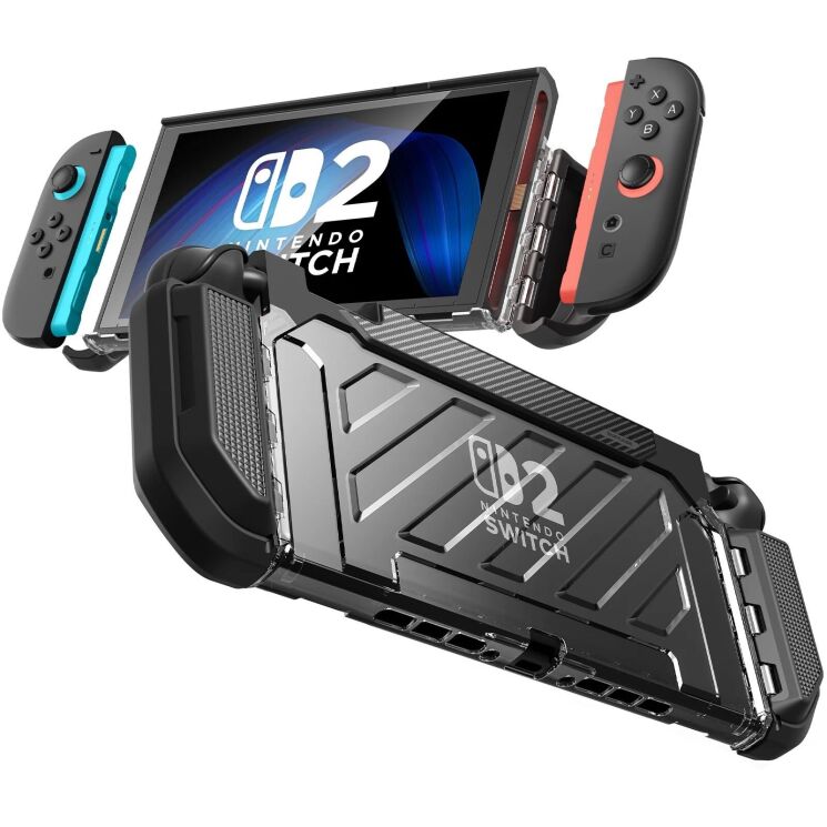 Захисний чохол Supcase Unicorn Beetle PRO Gaming для Nintendo Switch 2 (843439157422) - Black: фото 3 з 11