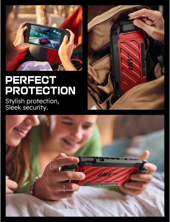 Захисний чохол Supcase Unicorn Beetle PRO Gaming для Nintendo Switch 2 (843439157422) - Black: фото 11 з 11