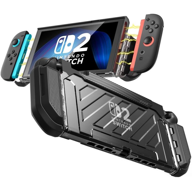 Захисний чохол Supcase Unicorn Beetle PRO Gaming для Nintendo Switch 2 (843439157422) - Black: фото 4 з 11