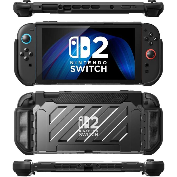 Захисний чохол Supcase Unicorn Beetle PRO Gaming для Nintendo Switch 2 (843439157422) - Black: фото 2 з 11